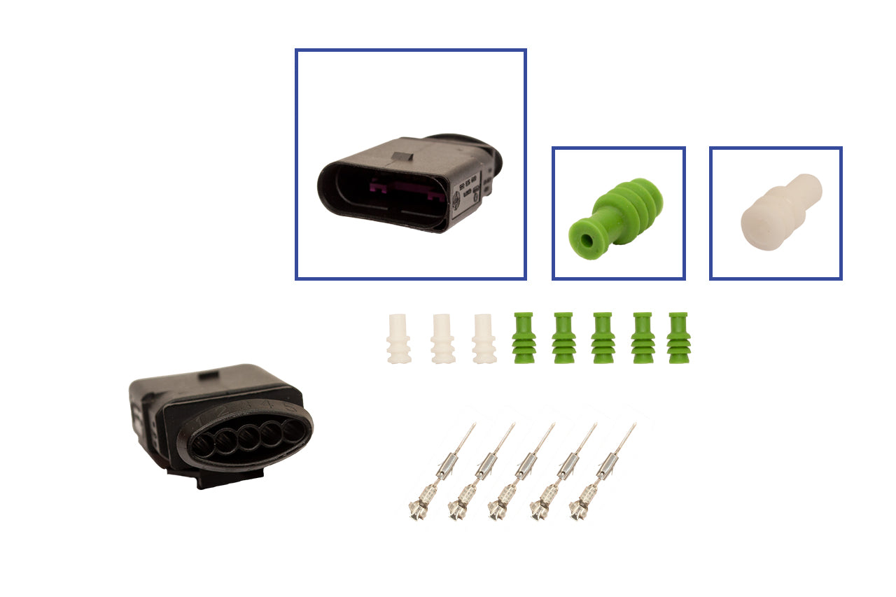 Repair kit connector 5 pin 6N0 973 805 plug housing for VW Audi Seat Skoda