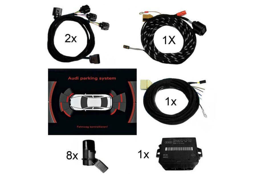 APS Parking System Plus Front & Rear Retrofit for Audi A8 4H
