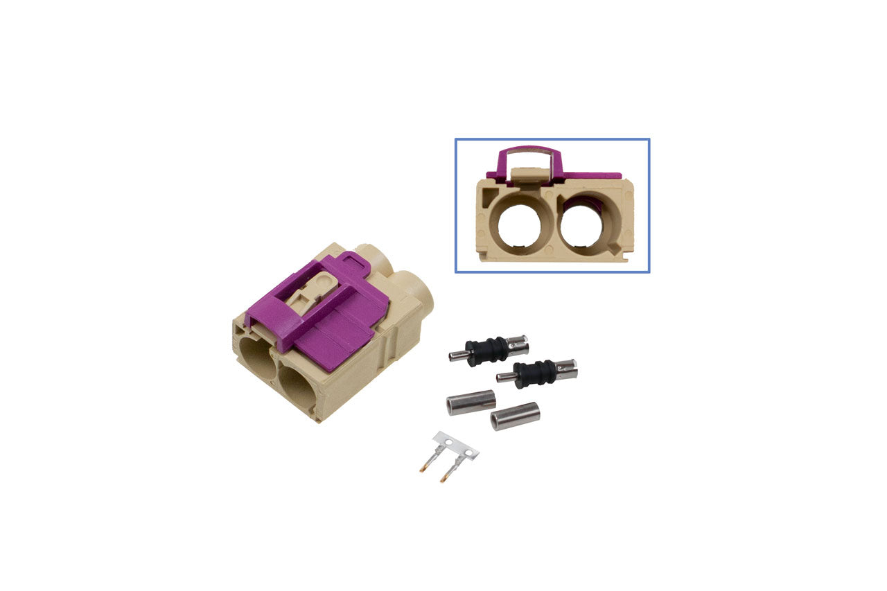 FAKRA double socket - female