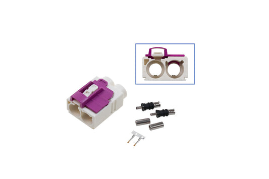 FAKRA double socket - female