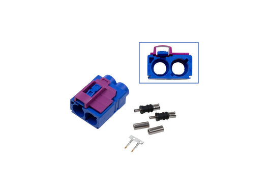 FAKRA double pen - male