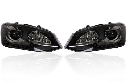 Bi-Xenon Headlights LED DRL Upgrade for VW Polo 6R
