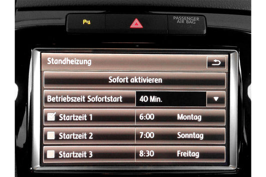 Complete set parking heater VW Touareg 7P