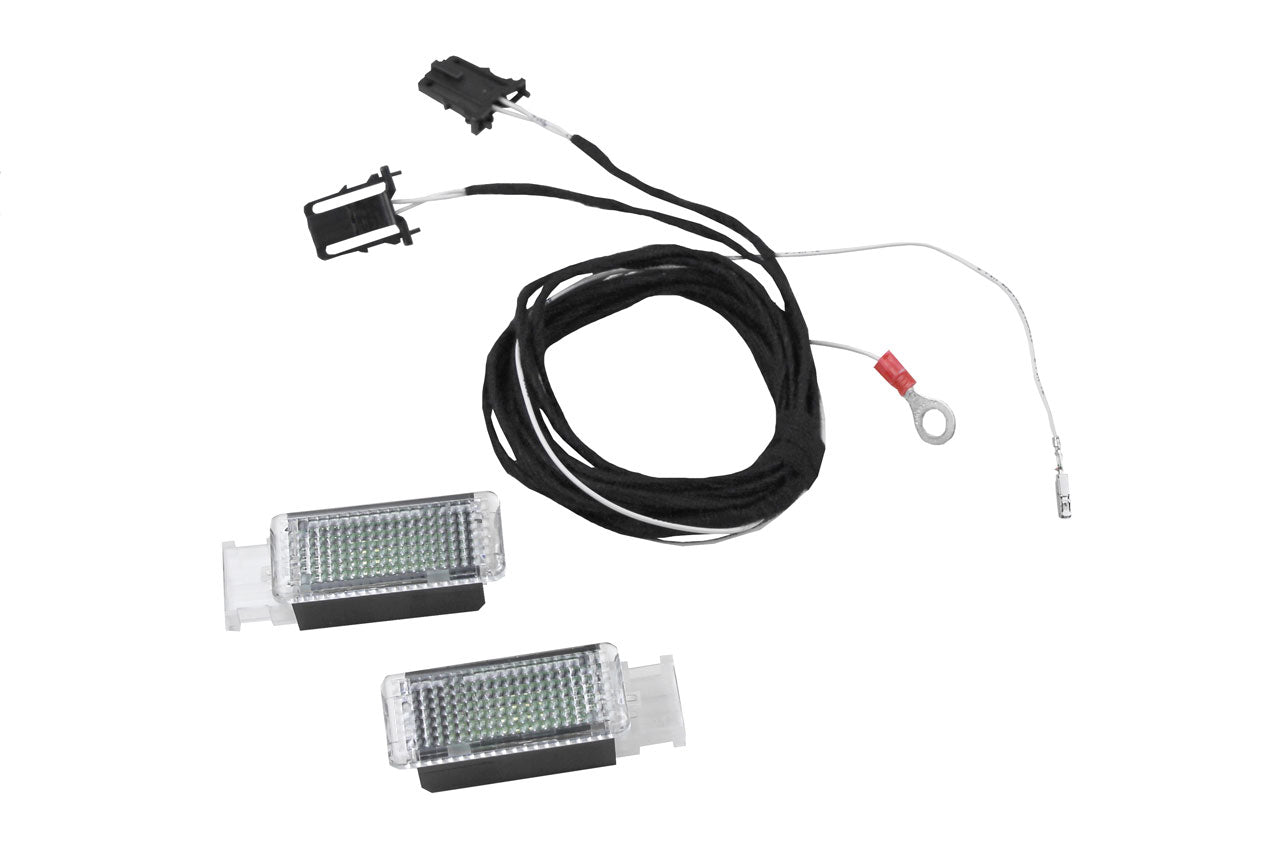 Retrofit kit LED footwell lighting Front for VW, Seat, Skoda MQB