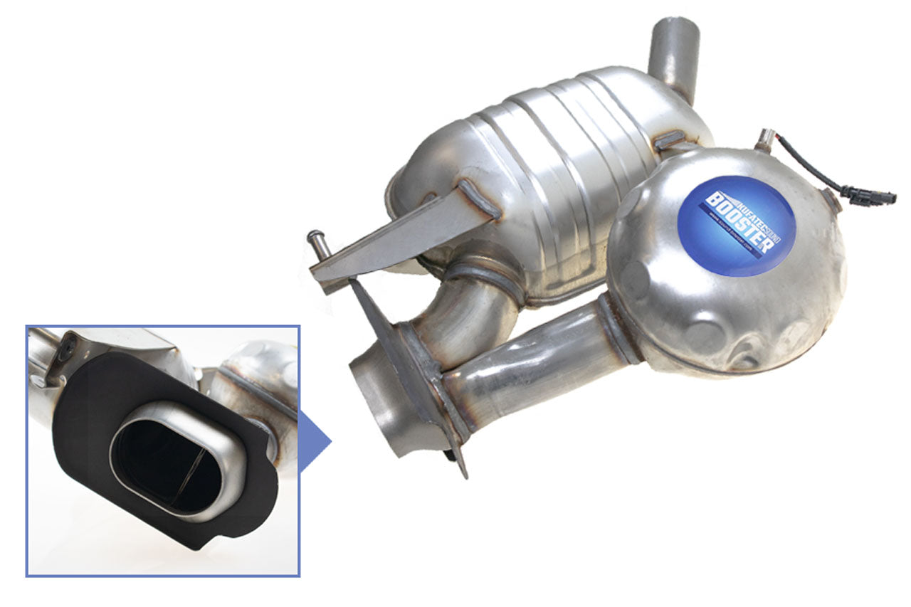 Original rear silencer right incl. sound generator for Audi A6, A7 4G