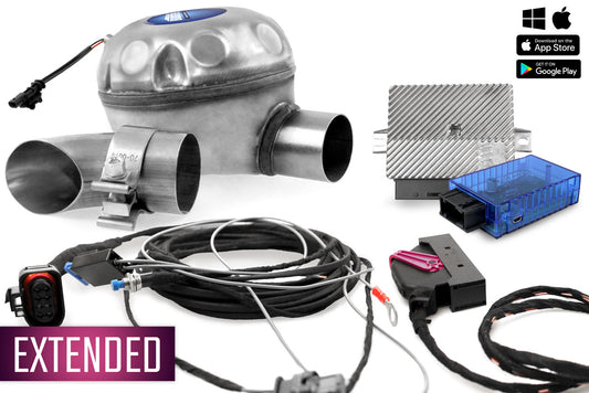 Universal complete kit Active Sound incl. Booster - outside installation