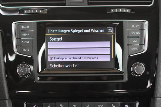 Complete set folding exterior mirrors for VW Passat B8