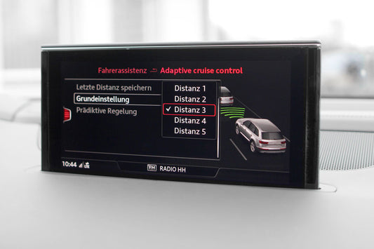Coding dongle ACC Distance Preselection in the CAR menu