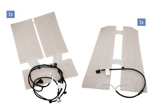 Complete set Seat heating front for Audi A6 4A