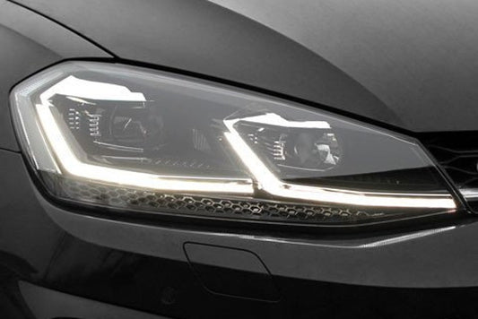 LED headlights with LED daytime running light DRL for VW Golf 7