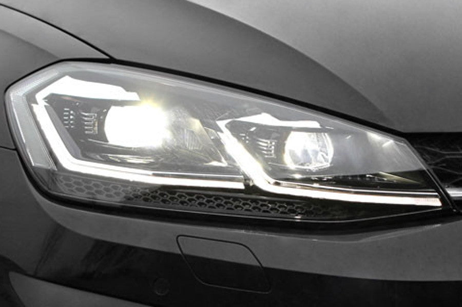 LED headlights with LED daytime running light DRL for VW Golf 7