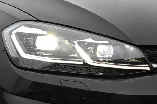 LED headlights with LED daytime running light DRL for VW Golf 7