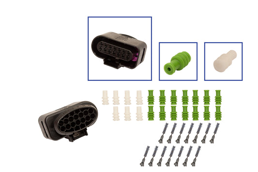 Repair kit connector 14 pin 4H0 973 717 plug housing for VW Audi Seat Skoda