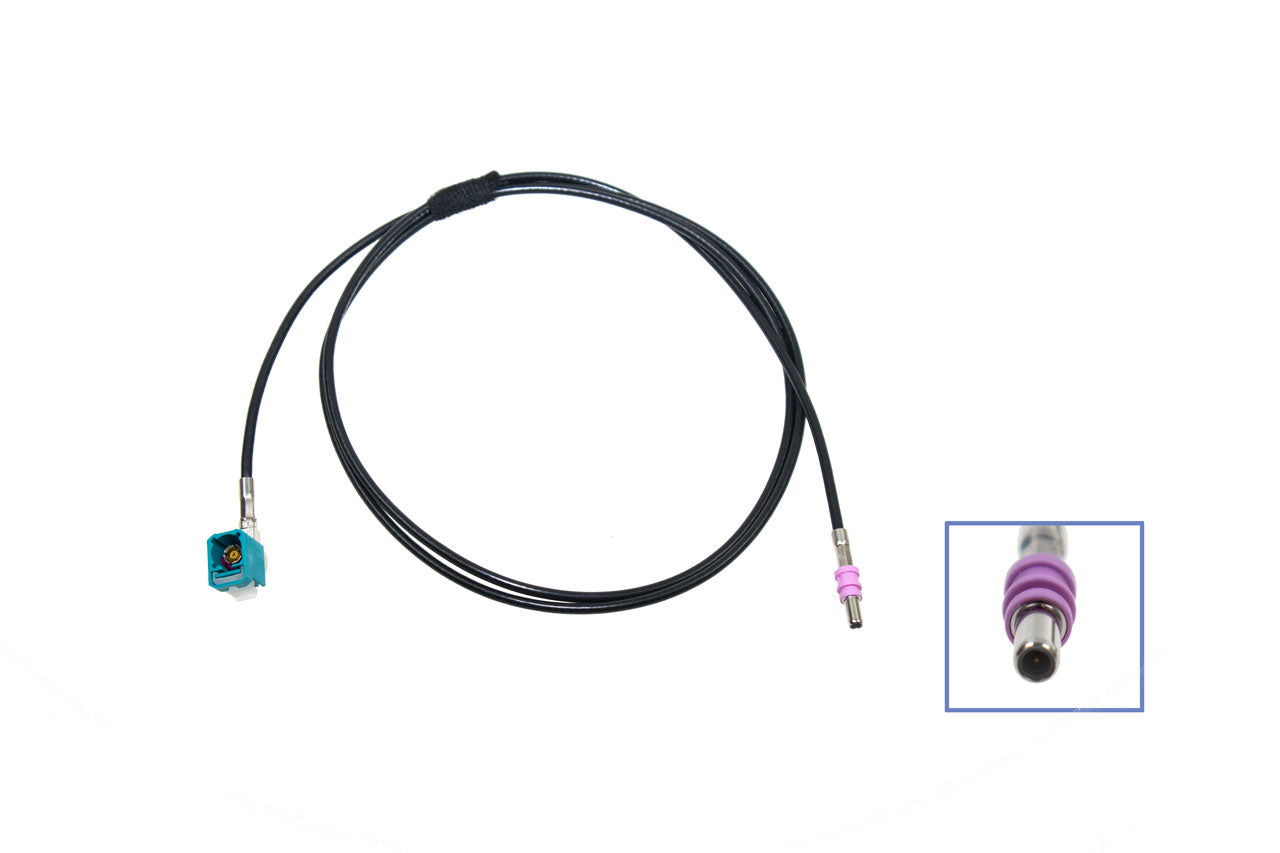 Fakra-cable angle-socket (female) to male