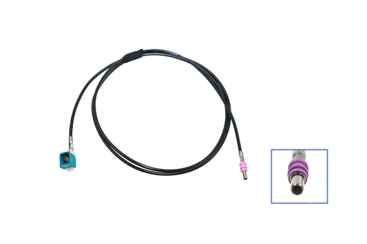 Fakra-cable angle-socket (female) to male