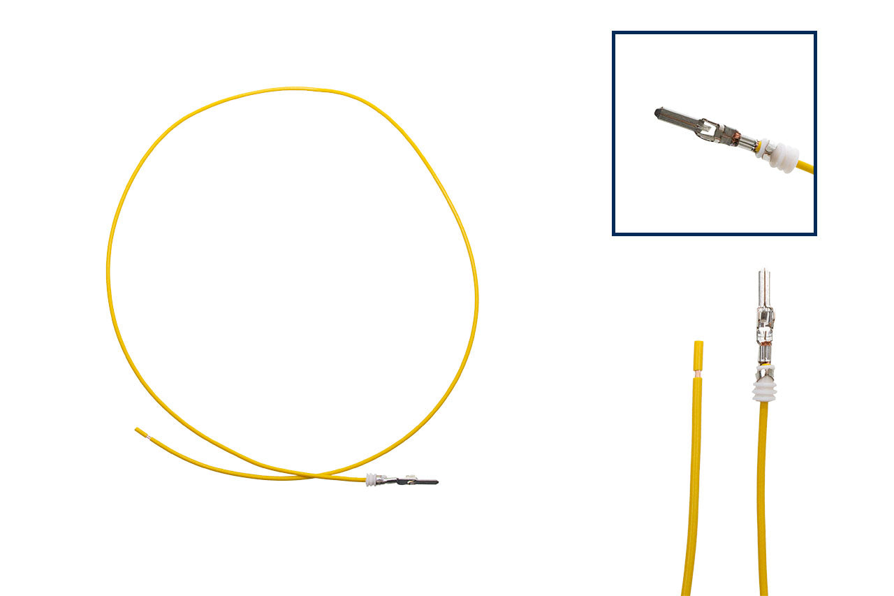 Repair cable, single cable pin contact 2,8 +Seal as 000 979 129 E + SEAL