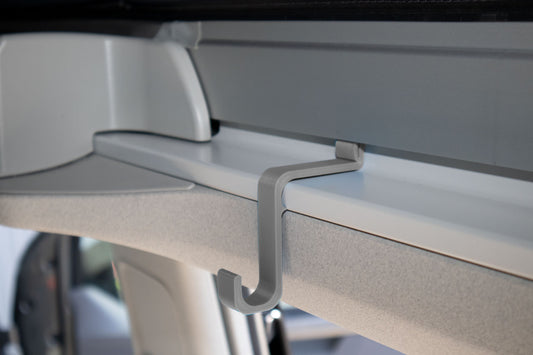 Clothes hook / clothes rail with roof attachment for VW T5 / T6 Bulli