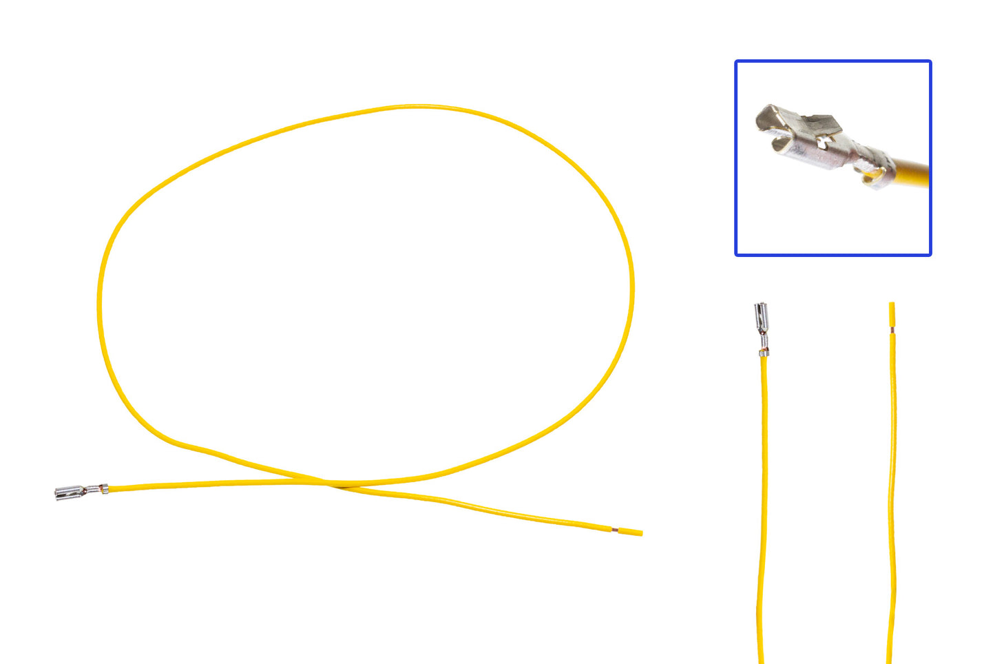 Repair cable, single cable 2.8mm flat plug with latching lug 1.0 as 000 979 105 E