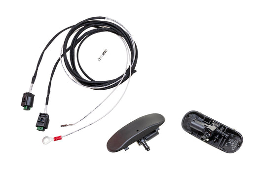 Complete set heated windshield washer nozzles for VW Golf 8, ID3, ID4, Seat Formentor, Leon KL