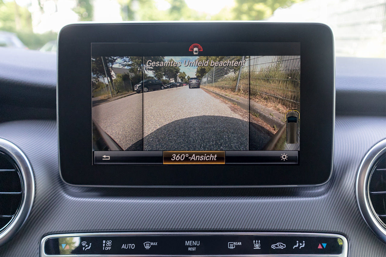 Complete retrofit kit for the 360° camera code JS1 for Mercedes Benz V-Class 447