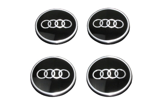 Original dynamic hub caps for Audi