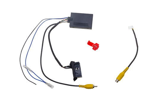 Adapter set rear view camera Low for VW T5 with Alpine navigation