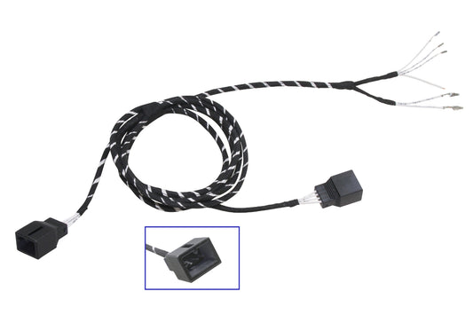 Cable set seat heater rear bench for VW, Seat, Skoda, MQB