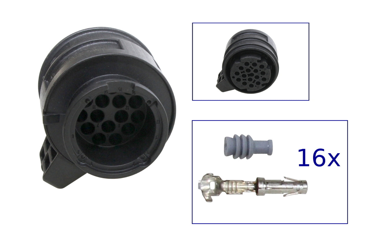 Repair kit connector 16 pin 3D0 973 993 plug housing for VW Audi Seat Skoda