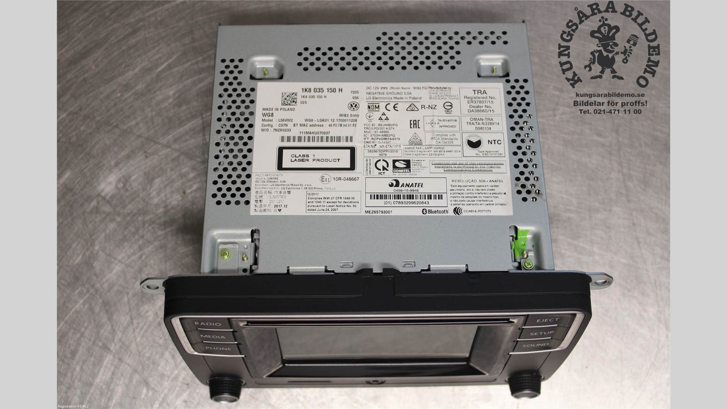 VW 1K8 035 150 H Radio/CD
