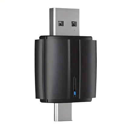 Trådlös Apple CarPlay & Android Auto Dongle – USB-A & USB-C