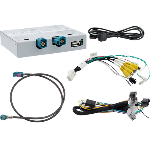 NAVLINKZ videointerface AHD/FBAS lämplig för MIB3 10/12/13 tum