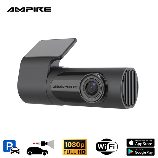 AMPIRE dual dashcam, 2K front camera and AHD rear camera, WLAN and GPS for Mercedes