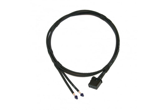 MOST fiber optic cable set, twin pack, protective hose